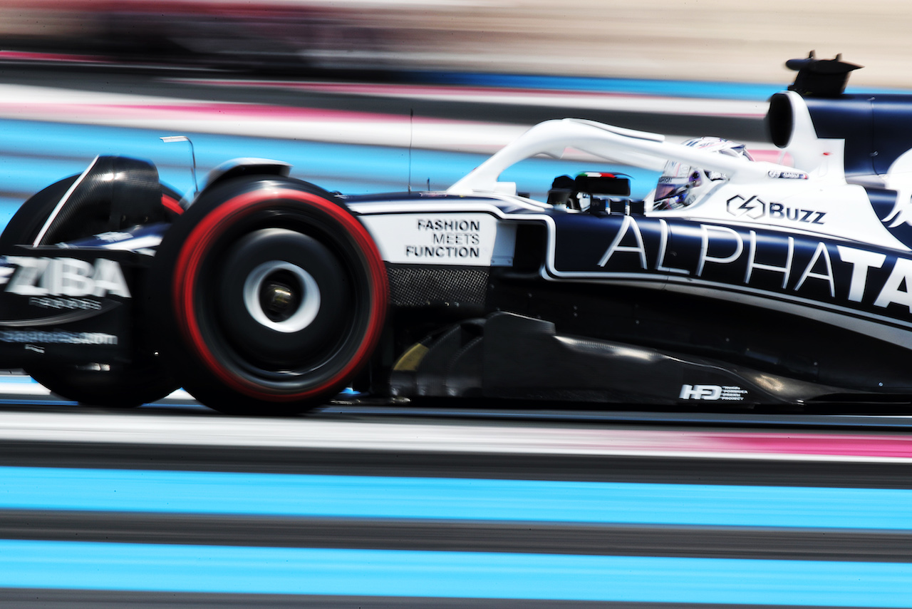 GP FRANCIA, Pierre Gasly (FRA) AlphaTauri AT03.
23.07.2022. Formula 1 World Championship, Rd 12, French Grand Prix, Paul Ricard, France, Qualifiche Day.
 - www.xpbimages.com, EMail: requests@xpbimages.com © Copyright: Coates / XPB Images