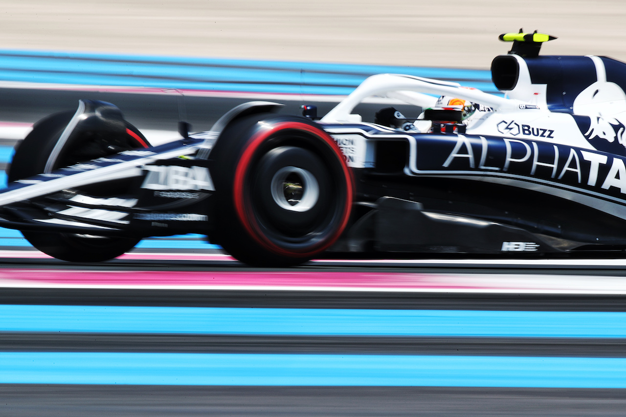 GP FRANCIA, Yuki Tsunoda (JPN) AlphaTauri AT03.
23.07.2022. Formula 1 World Championship, Rd 12, French Grand Prix, Paul Ricard, France, Qualifiche Day.
 - www.xpbimages.com, EMail: requests@xpbimages.com © Copyright: Coates / XPB Images