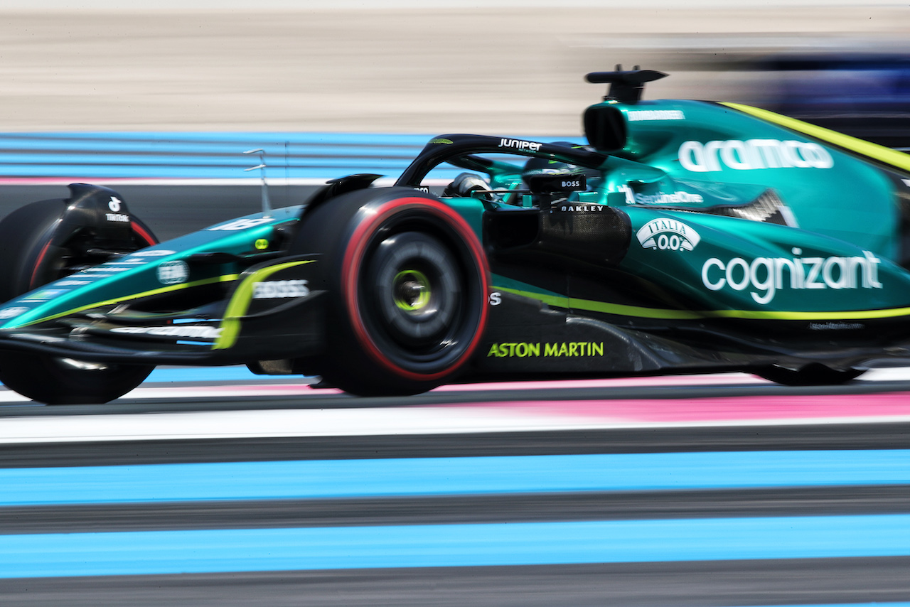 GP FRANCIA, Lance Stroll (CDN) Aston Martin F1 Team AMR22.
23.07.2022. Formula 1 World Championship, Rd 12, French Grand Prix, Paul Ricard, France, Qualifiche Day.
 - www.xpbimages.com, EMail: requests@xpbimages.com © Copyright: Coates / XPB Images