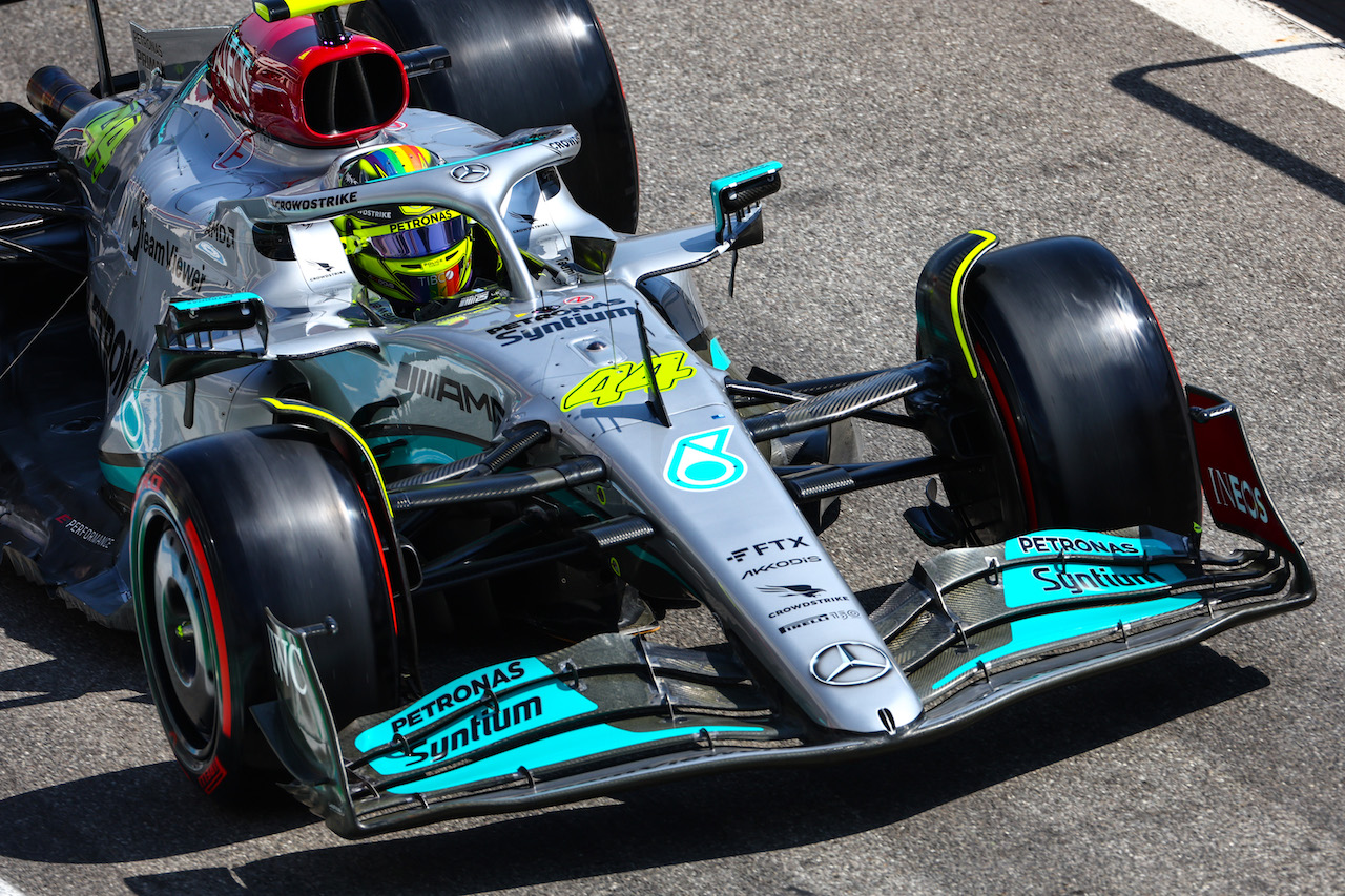 GP FRANCIA, Lewis Hamilton (GBR), Mercedes AMG F1  
23.07.2022. Formula 1 World Championship, Rd 12, French Grand Prix, Paul Ricard, France, Qualifiche Day.
- www.xpbimages.com, EMail: requests@xpbimages.com © Copyright: Charniaux / XPB Images