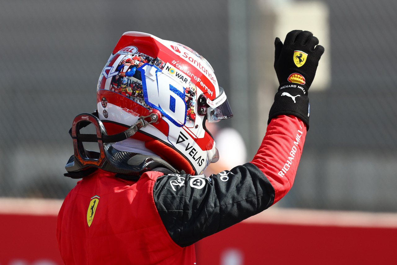 GP FRANCIA, Pole for Charles Leclerc (MON) Ferrari F1-75.
23.07.2022. Formula 1 World Championship, Rd 12, French Grand Prix, Paul Ricard, France, Qualifiche Day.
- www.xpbimages.com, EMail: requests@xpbimages.com ¬© Copyright: Batchelor / XPB Images