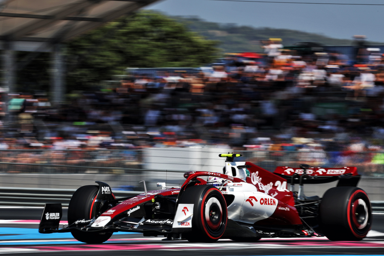 GP FRANCIA, Guanyu Zhou (CHN) Alfa Romeo F1 Team C42.
23.07.2022. Formula 1 World Championship, Rd 12, French Grand Prix, Paul Ricard, France, Qualifiche Day.
- www.xpbimages.com, EMail: requests@xpbimages.com © Copyright: Bearne / XPB Images