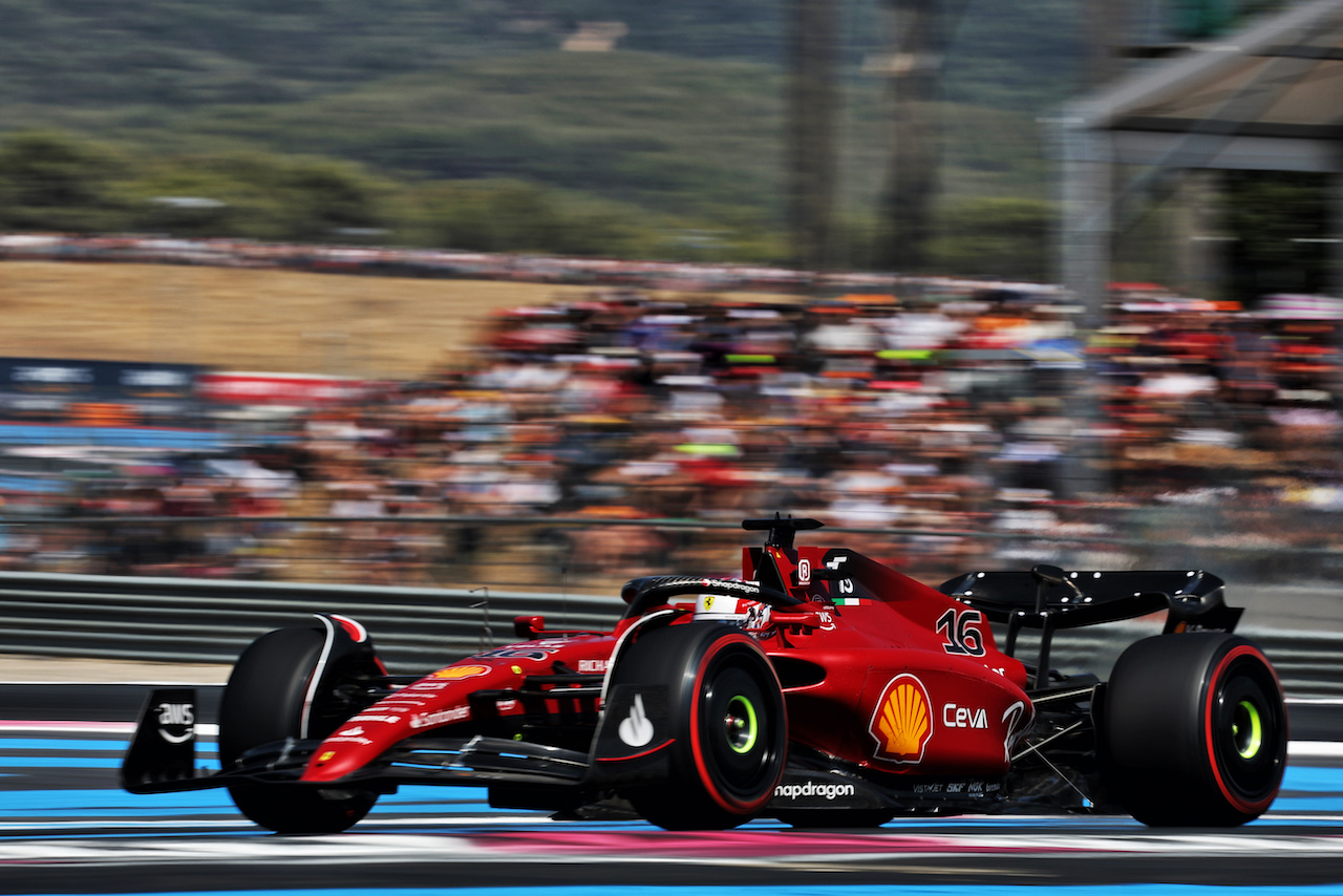 GP FRANCIA, Charles Leclerc (MON) Ferrari F1-75.
23.07.2022. Formula 1 World Championship, Rd 12, French Grand Prix, Paul Ricard, France, Qualifiche Day.
- www.xpbimages.com, EMail: requests@xpbimages.com © Copyright: Bearne / XPB Images