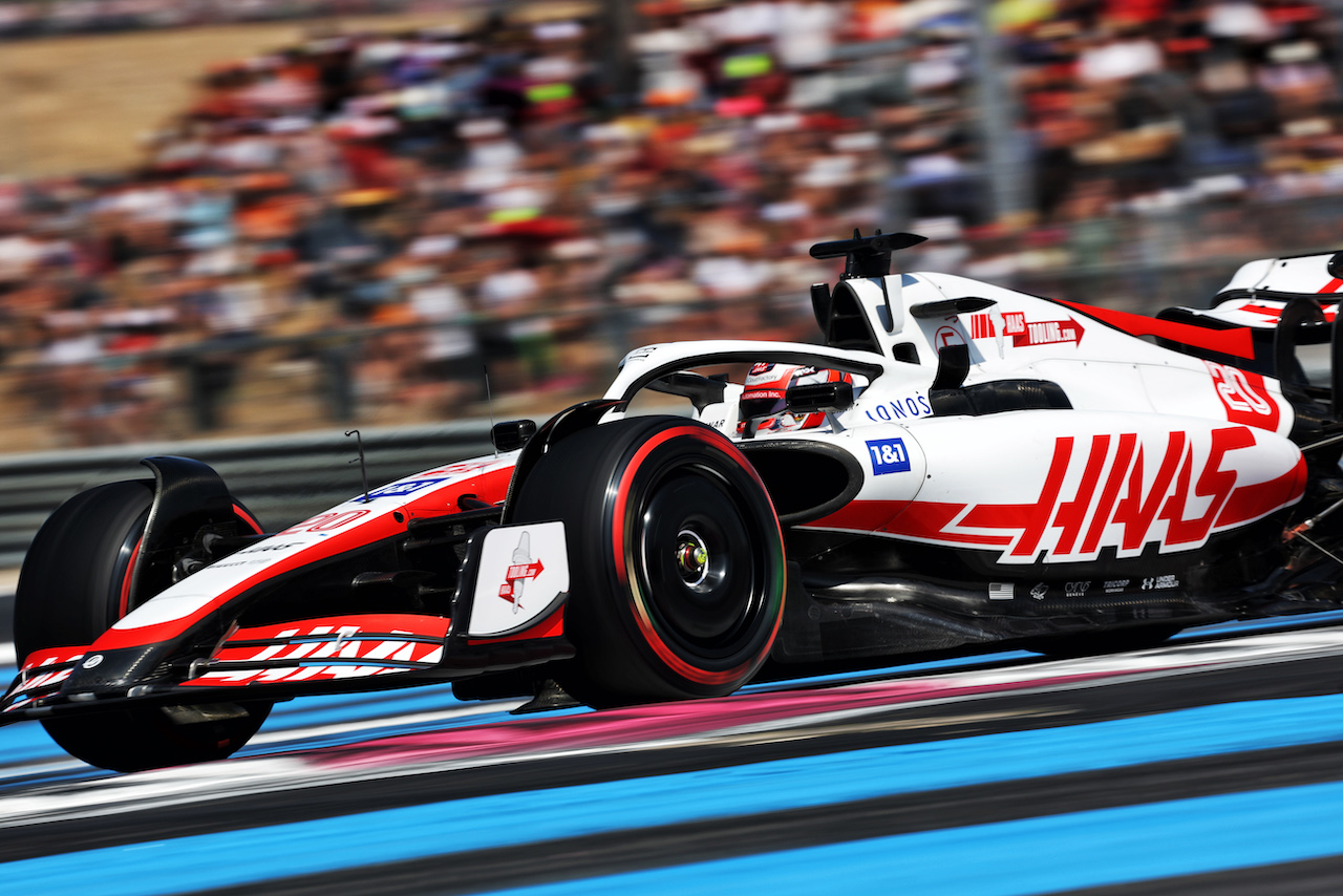 GP FRANCIA, Kevin Magnussen (DEN) Haas VF-22.
23.07.2022. Formula 1 World Championship, Rd 12, French Grand Prix, Paul Ricard, France, Qualifiche Day.
- www.xpbimages.com, EMail: requests@xpbimages.com © Copyright: Bearne / XPB Images