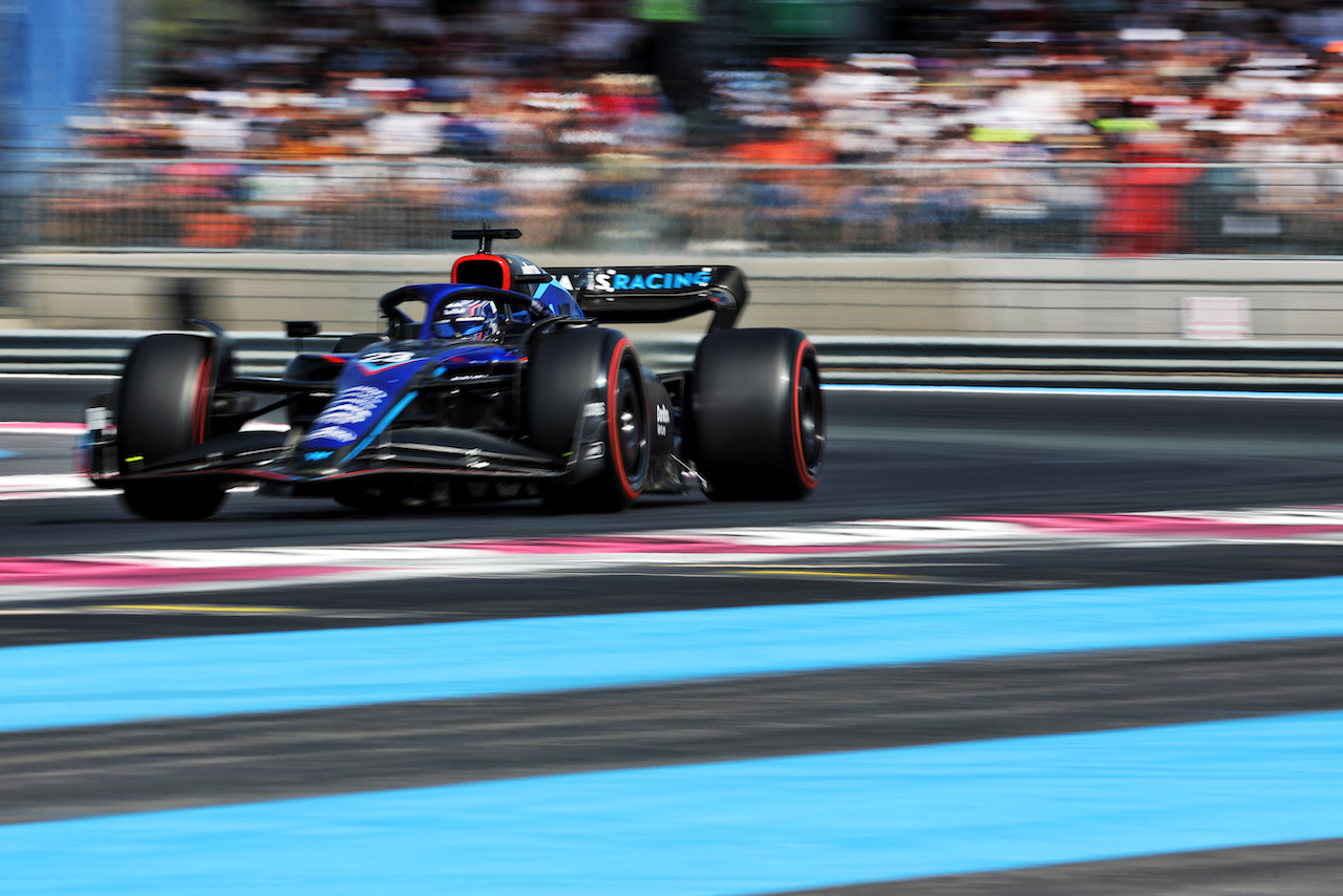 GP FRANCIA, Alexander Albon (THA) Williams Racing FW44.
23.07.2022. Formula 1 World Championship, Rd 12, French Grand Prix, Paul Ricard, France, Qualifiche Day.
- www.xpbimages.com, EMail: requests@xpbimages.com © Copyright: Bearne / XPB Images