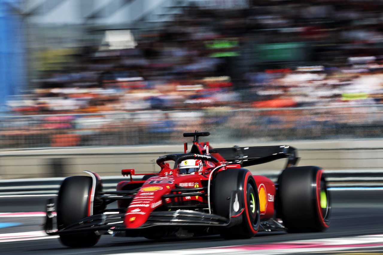 GP FRANCIA, Charles Leclerc (MON) Ferrari F1-75.
23.07.2022. Formula 1 World Championship, Rd 12, French Grand Prix, Paul Ricard, France, Qualifiche Day.
- www.xpbimages.com, EMail: requests@xpbimages.com © Copyright: Bearne / XPB Images