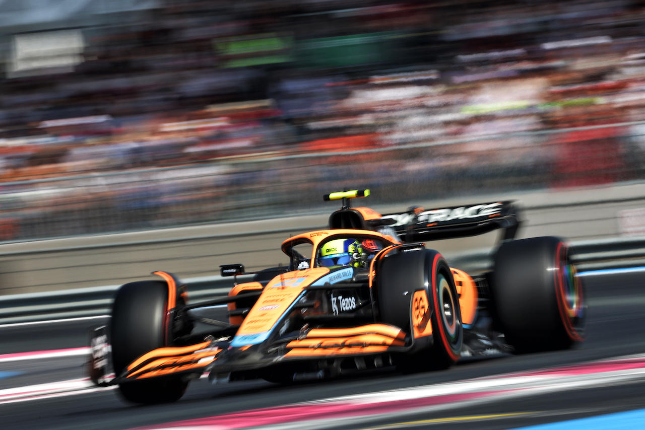 GP FRANCIA, Lando Norris (GBR) McLaren MCL36.
23.07.2022. Formula 1 World Championship, Rd 12, French Grand Prix, Paul Ricard, France, Qualifiche Day.
- www.xpbimages.com, EMail: requests@xpbimages.com © Copyright: Bearne / XPB Images