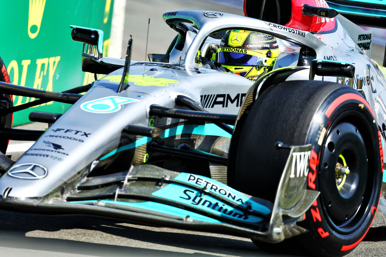 GP FRANCIA, Lewis Hamilton (GBR) Mercedes AMG F1 W13.
23.07.2022. Formula 1 World Championship, Rd 12, French Grand Prix, Paul Ricard, France, Qualifiche Day.
- www.xpbimages.com, EMail: requests@xpbimages.com © Copyright: Batchelor / XPB Images