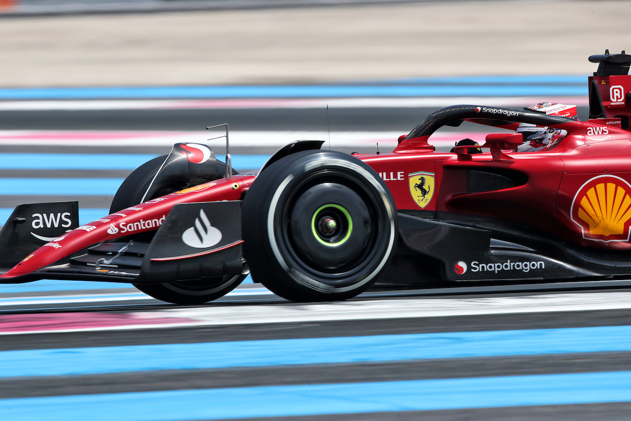 GP FRANCIA, Charles Leclerc (MON) Ferrari F1-75.
23.07.2022. Formula 1 World Championship, Rd 12, French Grand Prix, Paul Ricard, France, Qualifiche Day.
 - www.xpbimages.com, EMail: requests@xpbimages.com © Copyright: Coates / XPB Images