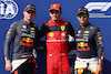 GP FRANCIA, Pole for Charles Leclerc (MON) Ferrari F1-75, 2nd for Max Verstappen (NLD) Red Bull Racing RB18 e 3rd for Sergio Perez (MEX) Red Bull Racing RB18.
23.07.2022. Formula 1 World Championship, Rd 12, French Grand Prix, Paul Ricard, France, Qualifiche Day.
- www.xpbimages.com, EMail: requests@xpbimages.com ¬© Copyright: Batchelor / XPB Images