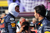 GP FRANCIA, Max Verstappen (NLD) Red Bull Racing with team mate Sergio Perez (MEX) Red Bull Racing in qualifying parc ferme.
23.07.2022. Formula 1 World Championship, Rd 12, French Grand Prix, Paul Ricard, France, Qualifiche Day.
- www.xpbimages.com, EMail: requests@xpbimages.com © Copyright: Bearne / XPB Images