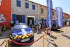 GP FRANCIA, Circuit Atmosfera - fans area - Alpine police car.
23.07.2022. Formula 1 World Championship, Rd 12, French Grand Prix, Paul Ricard, France, Qualifiche Day.
- www.xpbimages.com, EMail: requests@xpbimages.com © Copyright: Moy / XPB Images