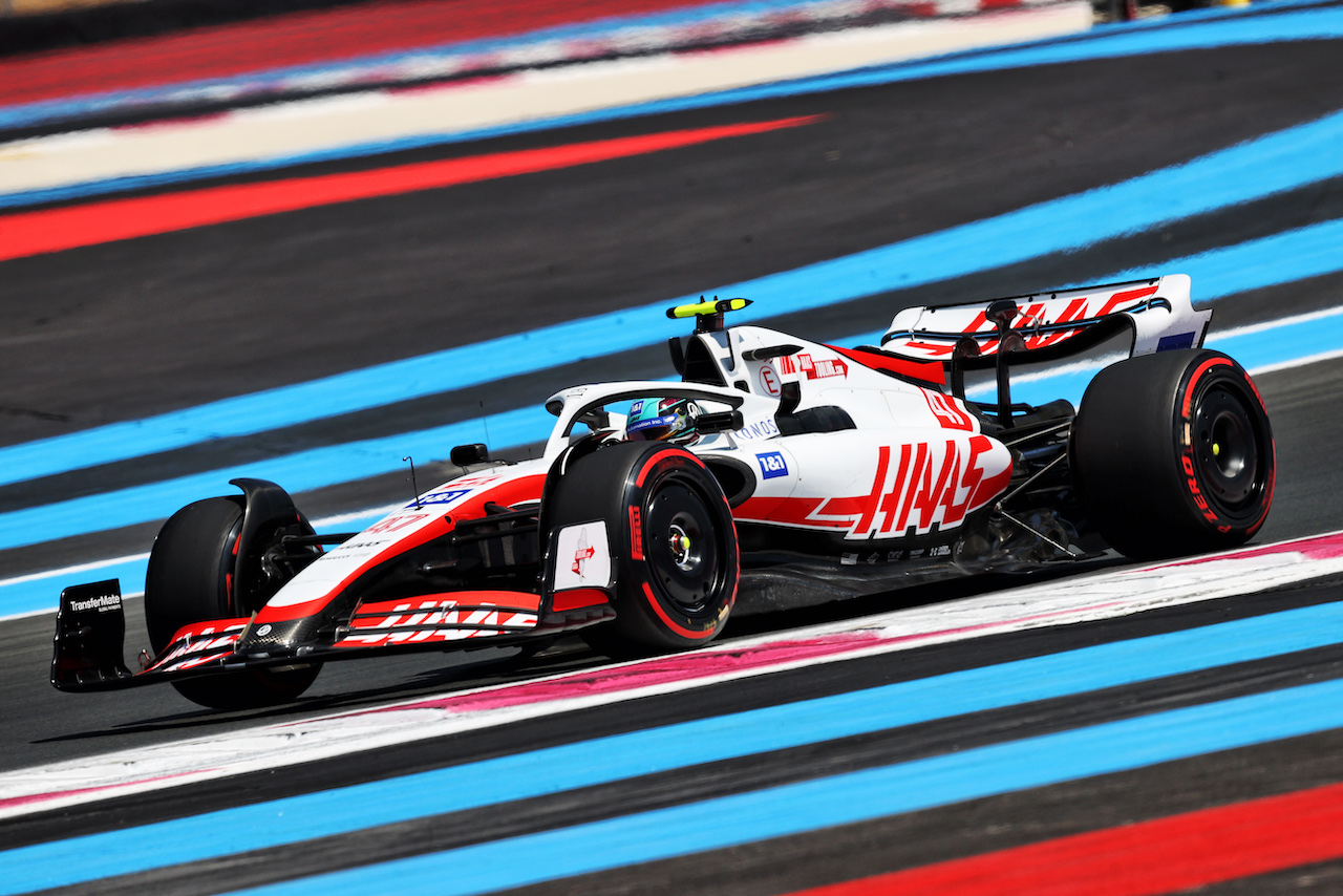 GP FRANCIA, Mick Schumacher (GER) Haas VF-22.
22.07.2022. Formula 1 World Championship, Rd 12, French Grand Prix, Paul Ricard, France, Practice Day.
- www.xpbimages.com, EMail: requests@xpbimages.com © Copyright: Moy / XPB Images