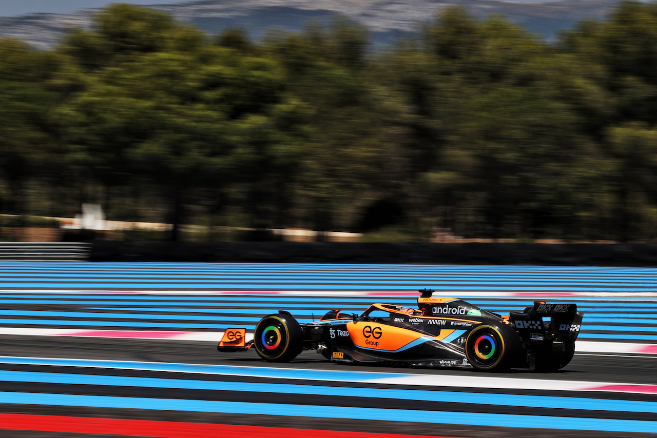 GP FRANCIA, Daniel Ricciardo (AUS) McLaren MCL36.
22.07.2022. Formula 1 World Championship, Rd 12, French Grand Prix, Paul Ricard, France, Practice Day.
- www.xpbimages.com, EMail: requests@xpbimages.com © Copyright: Moy / XPB Images
