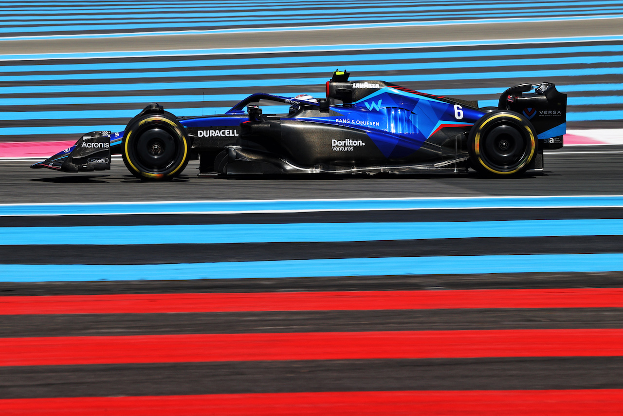 GP FRANCIA, Nicholas Latifi (CDN) Williams Racing FW44.
22.07.2022. Formula 1 World Championship, Rd 12, French Grand Prix, Paul Ricard, France, Practice Day.
- www.xpbimages.com, EMail: requests@xpbimages.com © Copyright: Moy / XPB Images