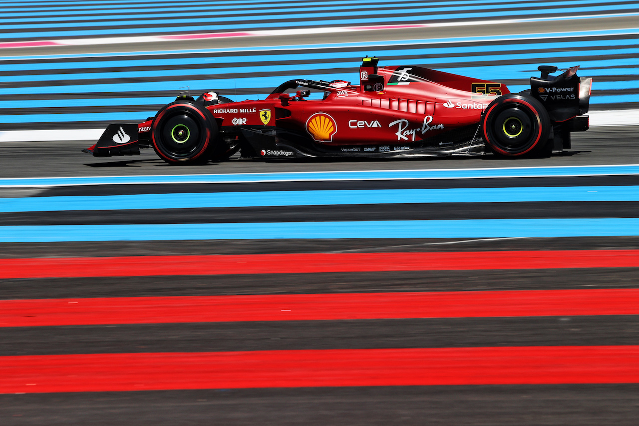 GP FRANCIA, Carlos Sainz Jr (ESP) Ferrari F1-75.
22.07.2022. Formula 1 World Championship, Rd 12, French Grand Prix, Paul Ricard, France, Practice Day.
- www.xpbimages.com, EMail: requests@xpbimages.com © Copyright: Moy / XPB Images