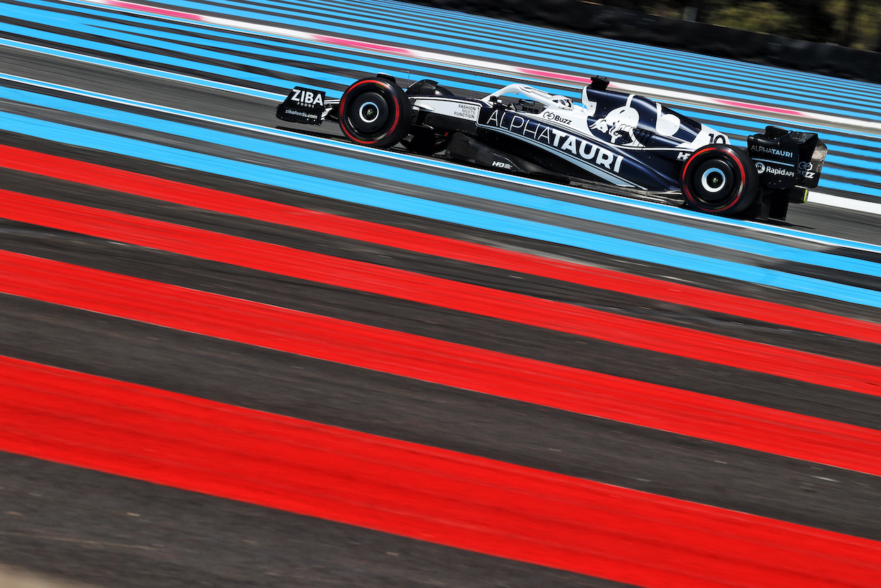 GP FRANCIA, Pierre Gasly (FRA) AlphaTauri AT03.
22.07.2022. Formula 1 World Championship, Rd 12, French Grand Prix, Paul Ricard, France, Practice Day.
- www.xpbimages.com, EMail: requests@xpbimages.com © Copyright: Moy / XPB Images