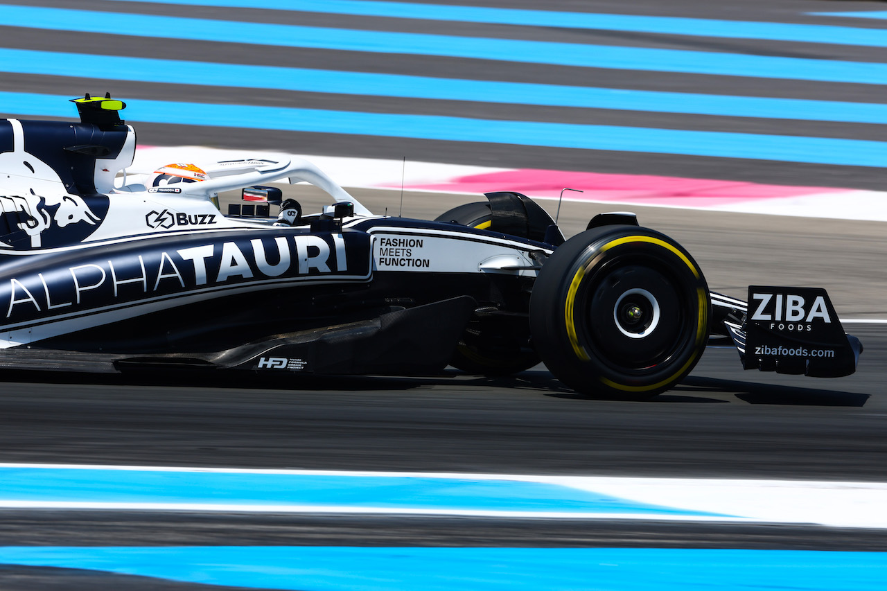 GP FRANCIA, Yuki Tsunoda (JPN), Alpha Tauri 
22.07.2022. Formula 1 World Championship, Rd 12, French Grand Prix, Paul Ricard, France, Practice Day.
- www.xpbimages.com, EMail: requests@xpbimages.com ¬© Copyright: Charniaux / XPB Images