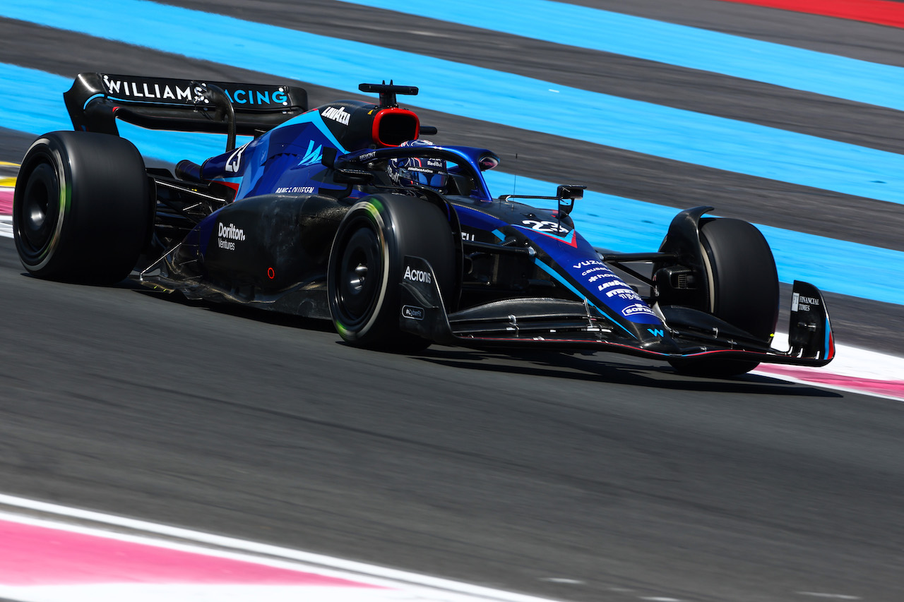 GP FRANCIA, Alex Albon (THA), Williams F1 Team 
22.07.2022. Formula 1 World Championship, Rd 12, French Grand Prix, Paul Ricard, France, Practice Day.
- www.xpbimages.com, EMail: requests@xpbimages.com ¬© Copyright: Charniaux / XPB Images