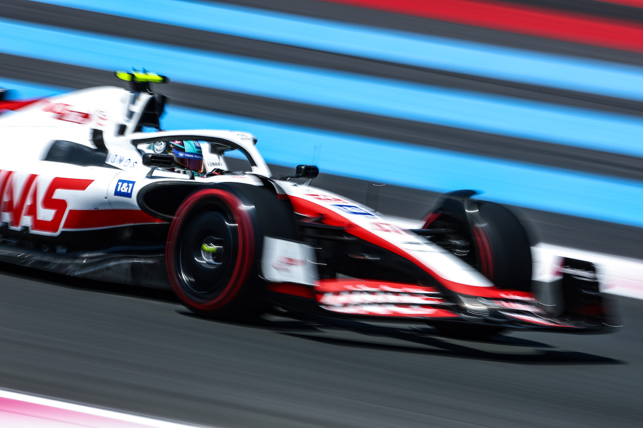 GP FRANCIA, Mick Schumacher (GER), Haas F1 Team 
22.07.2022. Formula 1 World Championship, Rd 12, French Grand Prix, Paul Ricard, France, Practice Day.
- www.xpbimages.com, EMail: requests@xpbimages.com ¬© Copyright: Charniaux / XPB Images