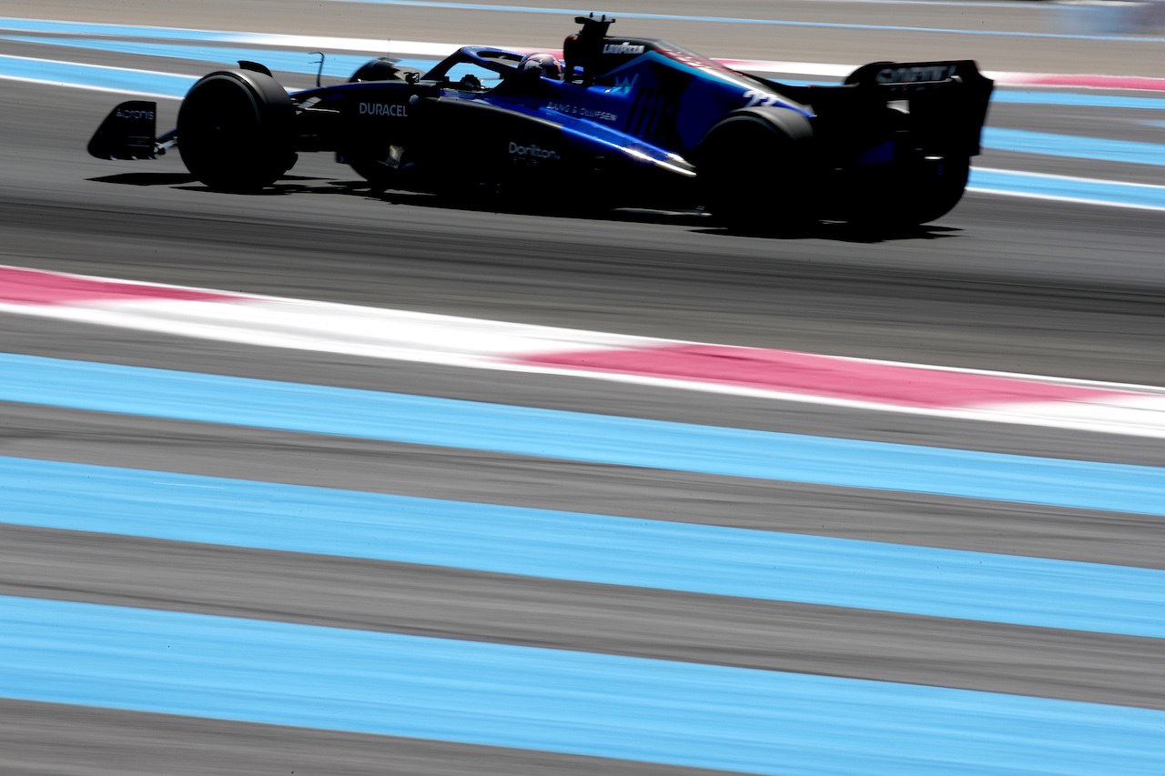 GP FRANCIA, Alexander Albon (THA) Williams Racing FW44.
22.07.2022. Formula 1 World Championship, Rd 12, French Grand Prix, Paul Ricard, France, Practice Day.
 - www.xpbimages.com, EMail: requests@xpbimages.com © Copyright: Coates / XPB Images