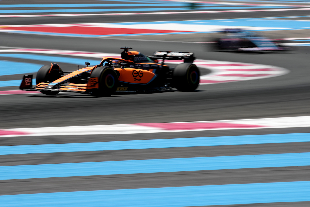 GP FRANCIA, Daniel Ricciardo (AUS) McLaren MCL36.
22.07.2022. Formula 1 World Championship, Rd 12, French Grand Prix, Paul Ricard, France, Practice Day.
 - www.xpbimages.com, EMail: requests@xpbimages.com © Copyright: Coates / XPB Images