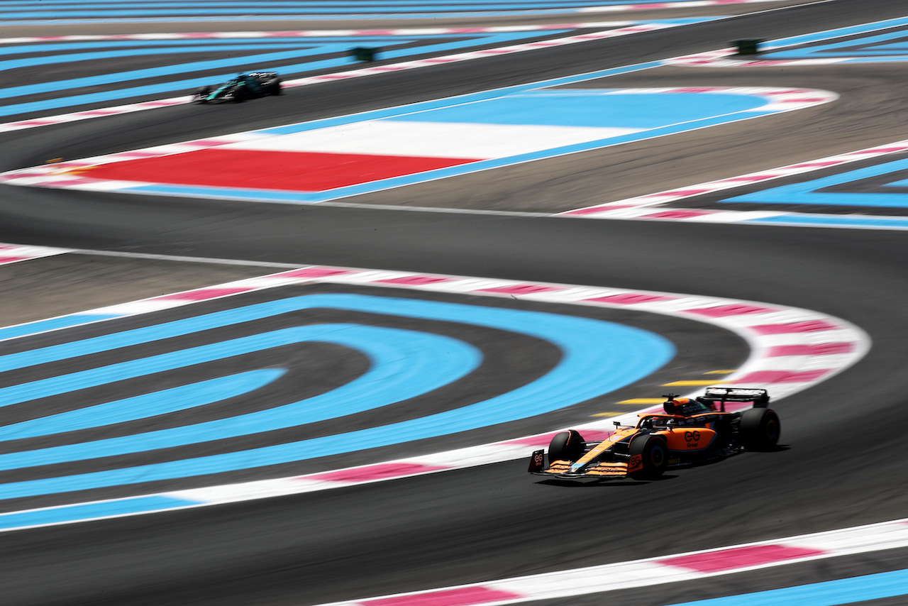 GP FRANCIA, Daniel Ricciardo (AUS) McLaren MCL36.
22.07.2022. Formula 1 World Championship, Rd 12, French Grand Prix, Paul Ricard, France, Practice Day.
 - www.xpbimages.com, EMail: requests@xpbimages.com © Copyright: Coates / XPB Images