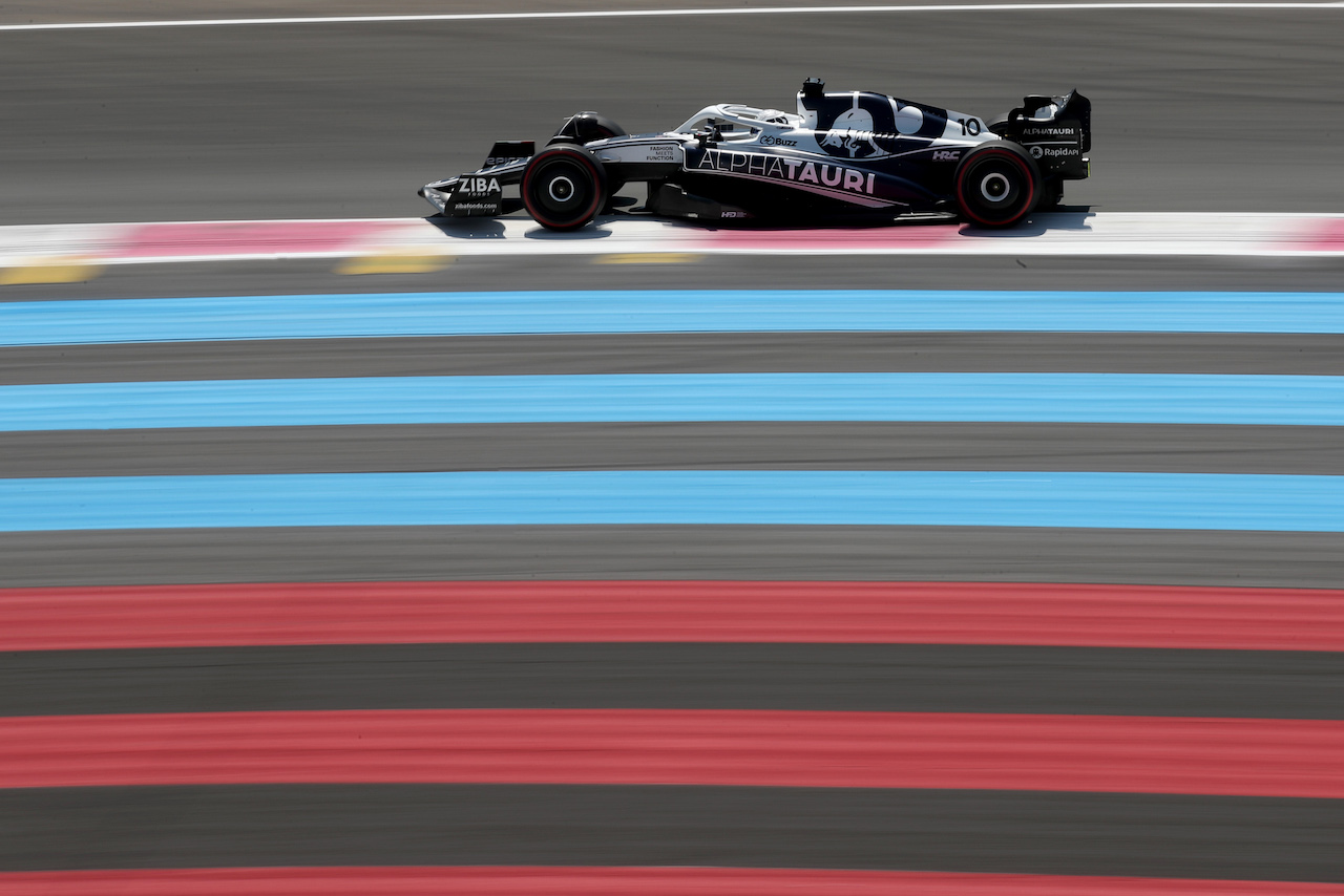 GP FRANCIA, Pierre Gasly (FRA) AlphaTauri AT03.
22.07.2022. Formula 1 World Championship, Rd 12, French Grand Prix, Paul Ricard, France, Practice Day.
 - www.xpbimages.com, EMail: requests@xpbimages.com © Copyright: Coates / XPB Images