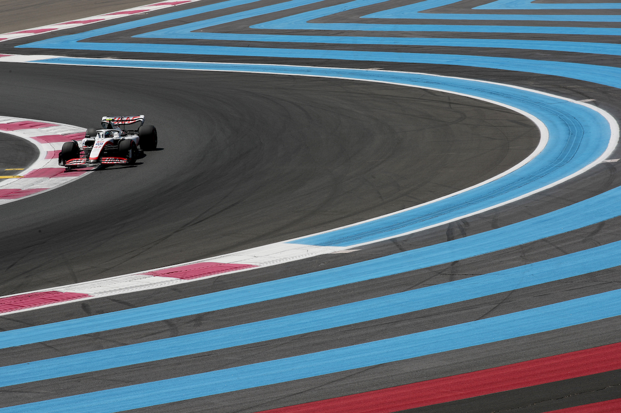 GP FRANCIA, Mick Schumacher (GER) Haas VF-22.
22.07.2022. Formula 1 World Championship, Rd 12, French Grand Prix, Paul Ricard, France, Practice Day.
 - www.xpbimages.com, EMail: requests@xpbimages.com © Copyright: Coates / XPB Images