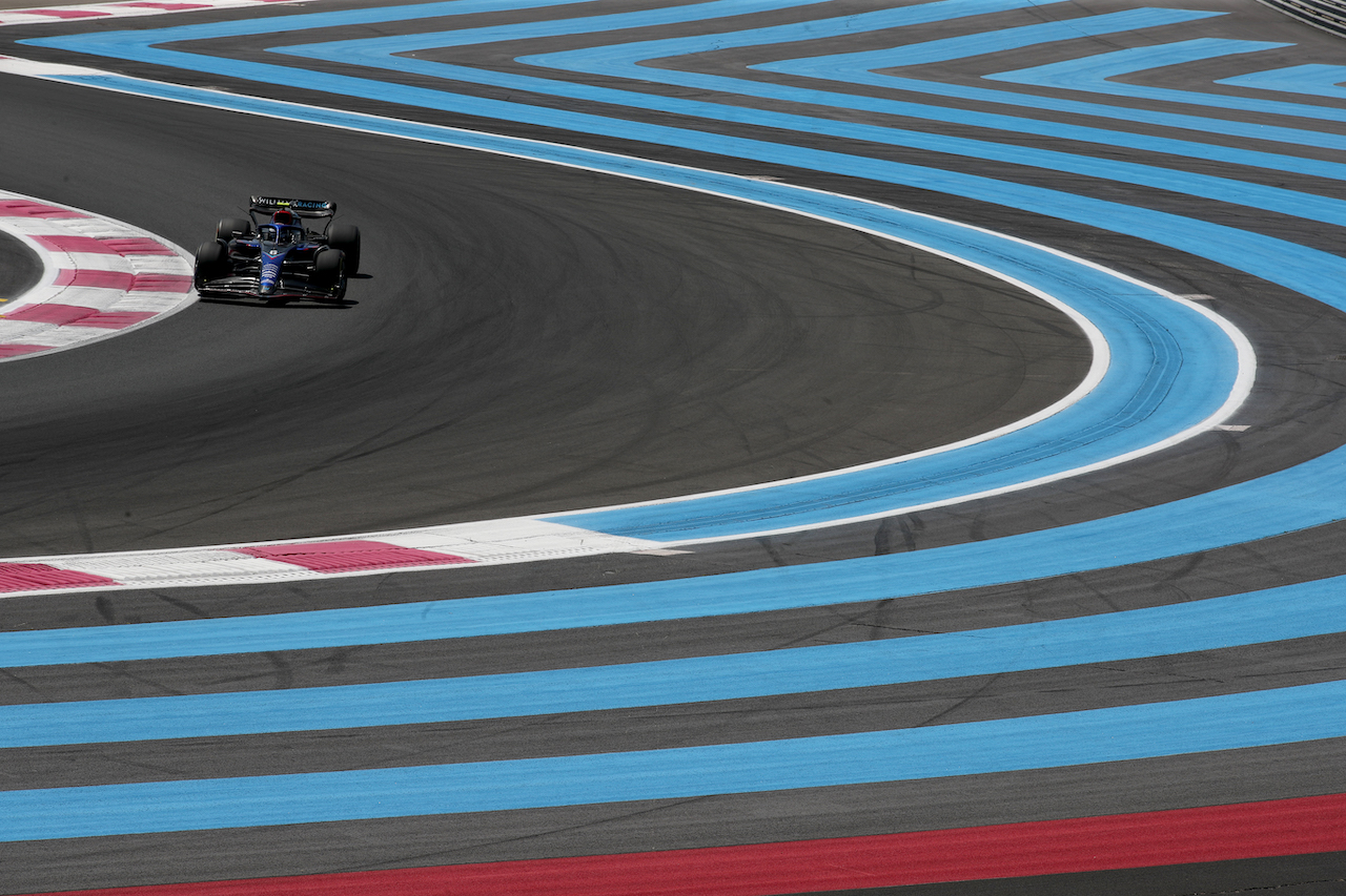 GP FRANCIA, Nicholas Latifi (CDN) Williams Racing FW44.
22.07.2022. Formula 1 World Championship, Rd 12, French Grand Prix, Paul Ricard, France, Practice Day.
 - www.xpbimages.com, EMail: requests@xpbimages.com © Copyright: Coates / XPB Images