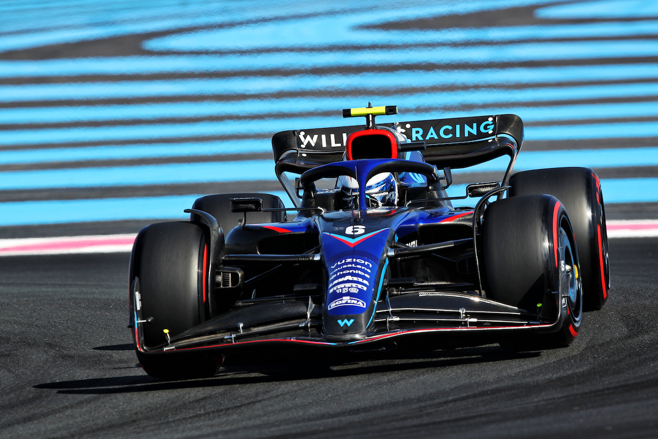GP FRANCIA, Nicholas Latifi (CDN) Williams Racing FW44.
22.07.2022. Formula 1 World Championship, Rd 12, French Grand Prix, Paul Ricard, France, Practice Day.
 - www.xpbimages.com, EMail: requests@xpbimages.com © Copyright: Coates / XPB Images