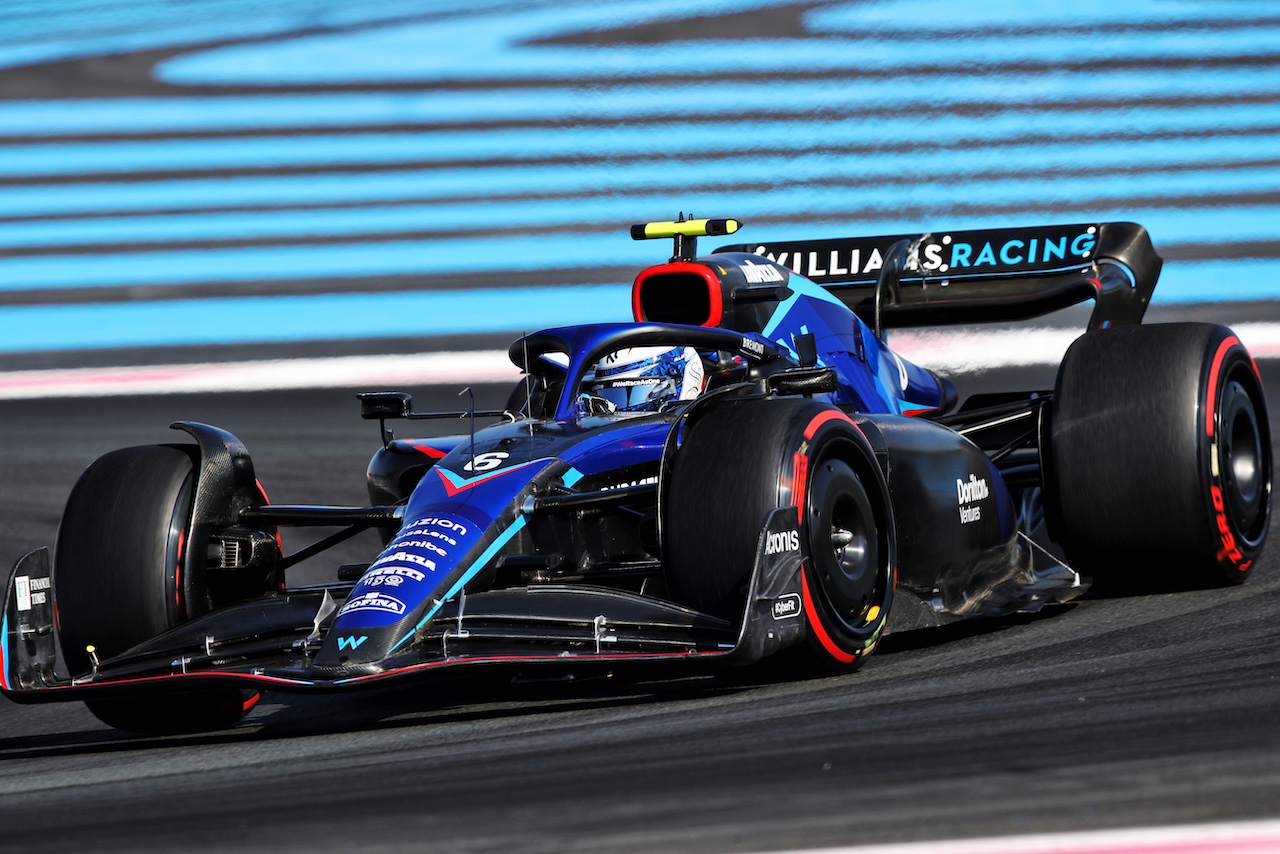 GP FRANCIA, Nicholas Latifi (CDN) Williams Racing FW44.
22.07.2022. Formula 1 World Championship, Rd 12, French Grand Prix, Paul Ricard, France, Practice Day.
 - www.xpbimages.com, EMail: requests@xpbimages.com © Copyright: Coates / XPB Images