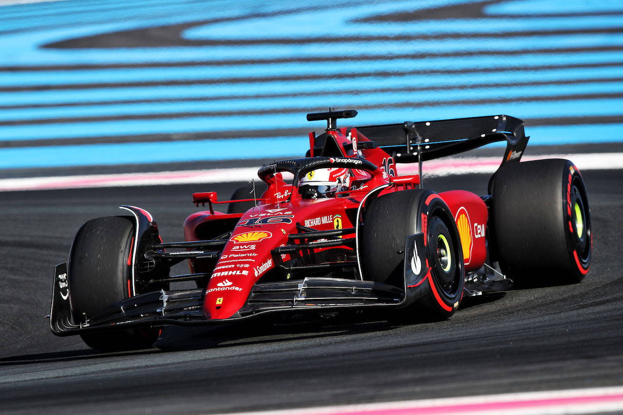 GP FRANCIA, Charles Leclerc (MON) Ferrari F1-75.
22.07.2022. Formula 1 World Championship, Rd 12, French Grand Prix, Paul Ricard, France, Practice Day.
 - www.xpbimages.com, EMail: requests@xpbimages.com © Copyright: Coates / XPB Images