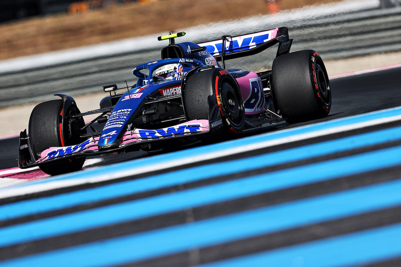GP FRANCIA, Esteban Ocon (FRA) Alpine F1 Team A522.
22.07.2022. Formula 1 World Championship, Rd 12, French Grand Prix, Paul Ricard, France, Practice Day.
- www.xpbimages.com, EMail: requests@xpbimages.com © Copyright: Moy / XPB Images