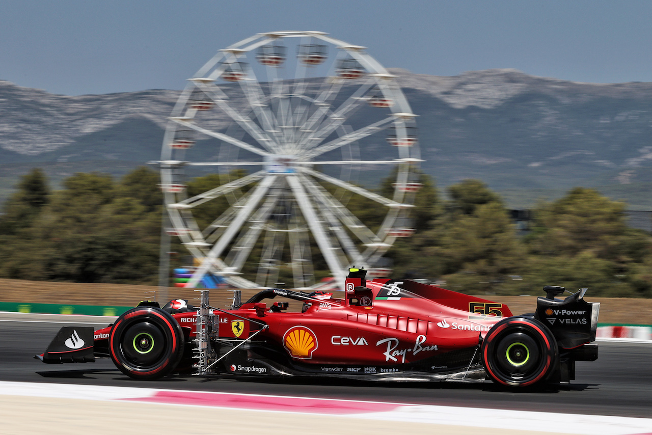 GP FRANCIA, Carlos Sainz Jr (ESP) Ferrari F1-75.
22.07.2022. Formula 1 World Championship, Rd 12, French Grand Prix, Paul Ricard, France, Practice Day.
- www.xpbimages.com, EMail: requests@xpbimages.com © Copyright: Moy / XPB Images