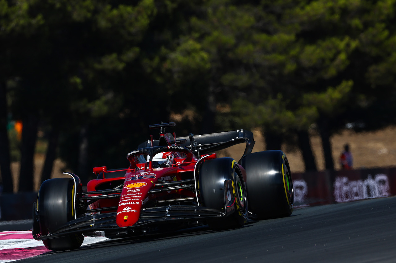 GP FRANCIA, Charles Leclerc (FRA), Ferrari 
22.07.2022. Formula 1 World Championship, Rd 12, French Grand Prix, Paul Ricard, France, Practice Day.
- www.xpbimages.com, EMail: requests@xpbimages.com ¬© Copyright: Charniaux / XPB Images