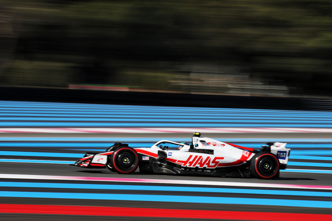 GP FRANCIA, Mick Schumacher (GER) Haas VF-22.
22.07.2022. Formula 1 World Championship, Rd 12, French Grand Prix, Paul Ricard, France, Practice Day.
 - www.xpbimages.com, EMail: requests@xpbimages.com © Copyright: Coates / XPB Images