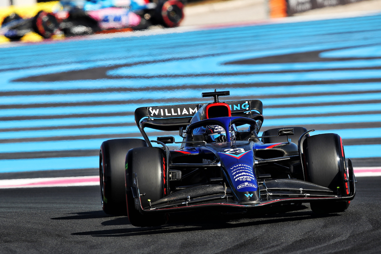GP FRANCIA, Alexander Albon (THA) Williams Racing FW44.
22.07.2022. Formula 1 World Championship, Rd 12, French Grand Prix, Paul Ricard, France, Practice Day.
 - www.xpbimages.com, EMail: requests@xpbimages.com © Copyright: Coates / XPB Images