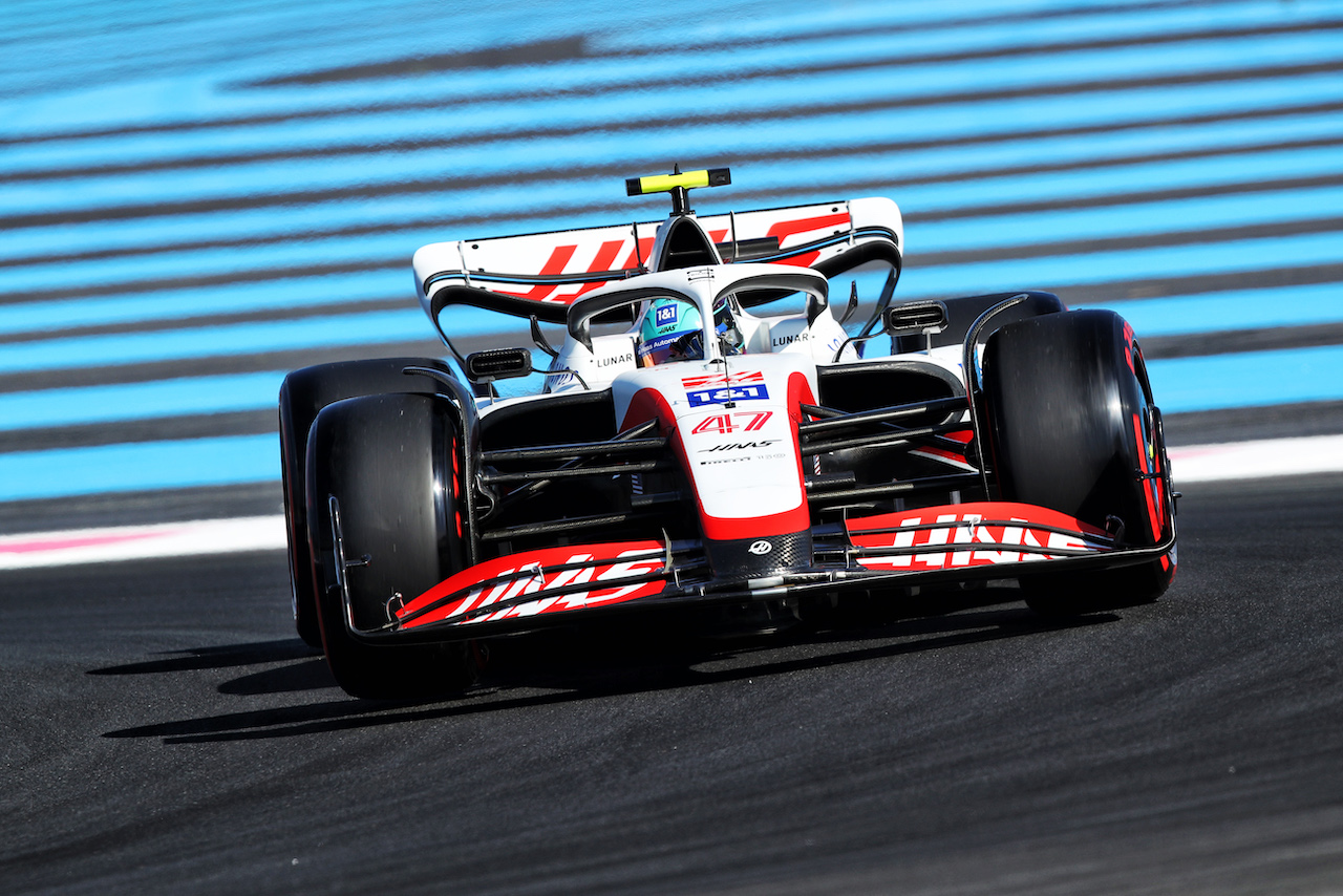 GP FRANCIA, Mick Schumacher (GER) Haas VF-22.
22.07.2022. Formula 1 World Championship, Rd 12, French Grand Prix, Paul Ricard, France, Practice Day.
 - www.xpbimages.com, EMail: requests@xpbimages.com © Copyright: Coates / XPB Images
