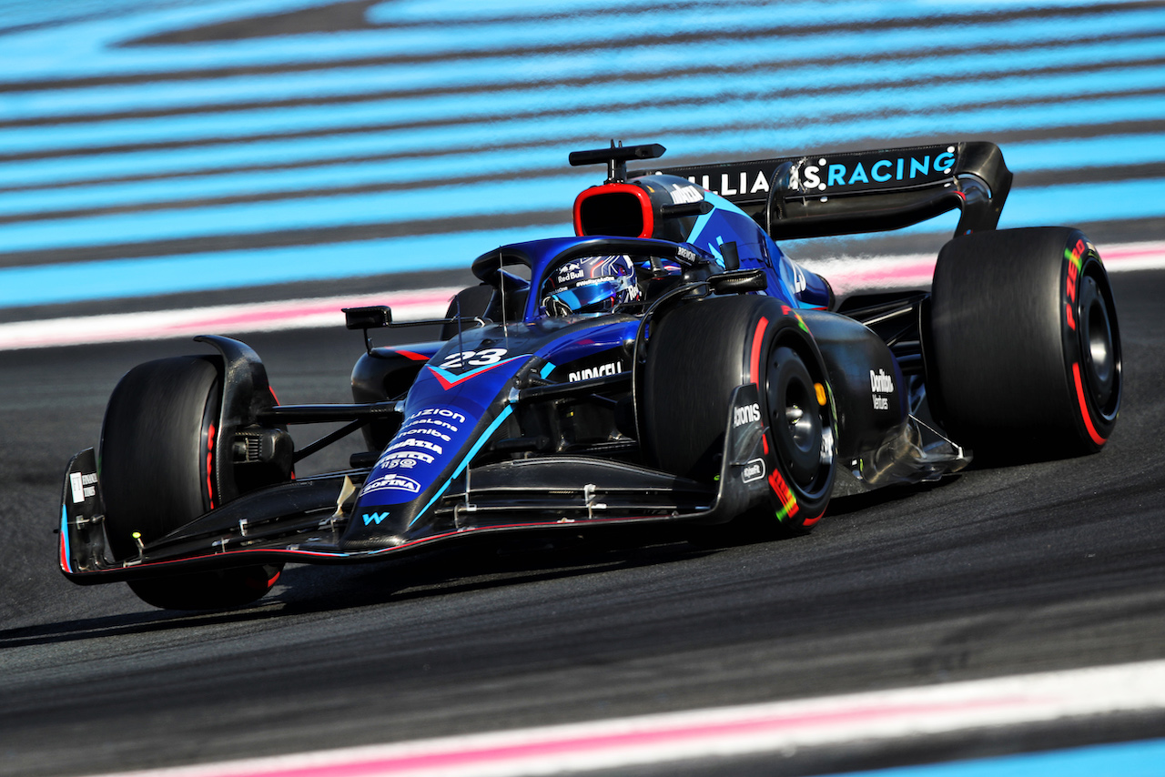 GP FRANCIA, Alexander Albon (THA) Williams Racing FW44.
22.07.2022. Formula 1 World Championship, Rd 12, French Grand Prix, Paul Ricard, France, Practice Day.
 - www.xpbimages.com, EMail: requests@xpbimages.com © Copyright: Coates / XPB Images