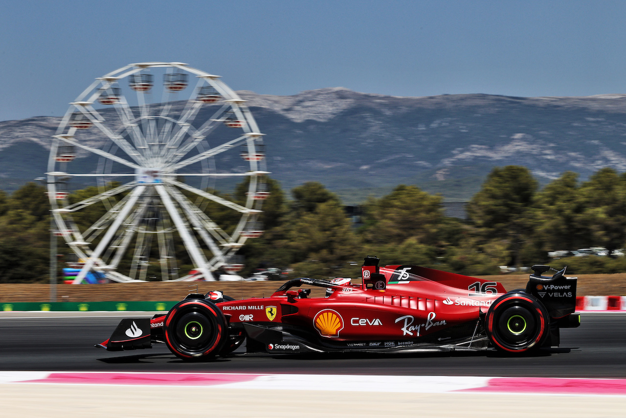 GP FRANCIA, Charles Leclerc (MON) Ferrari F1-75.
22.07.2022. Formula 1 World Championship, Rd 12, French Grand Prix, Paul Ricard, France, Practice Day.
- www.xpbimages.com, EMail: requests@xpbimages.com © Copyright: Moy / XPB Images