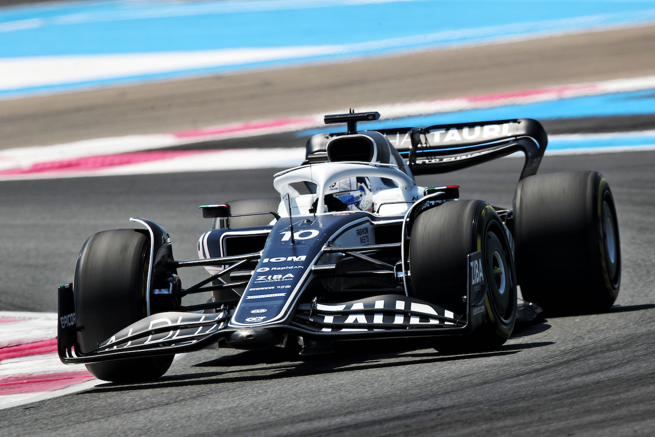GP FRANCIA, Pierre Gasly (FRA) AlphaTauri AT03.
22.07.2022. Formula 1 World Championship, Rd 12, French Grand Prix, Paul Ricard, France, Practice Day.
 - www.xpbimages.com, EMail: requests@xpbimages.com © Copyright: Coates / XPB Images