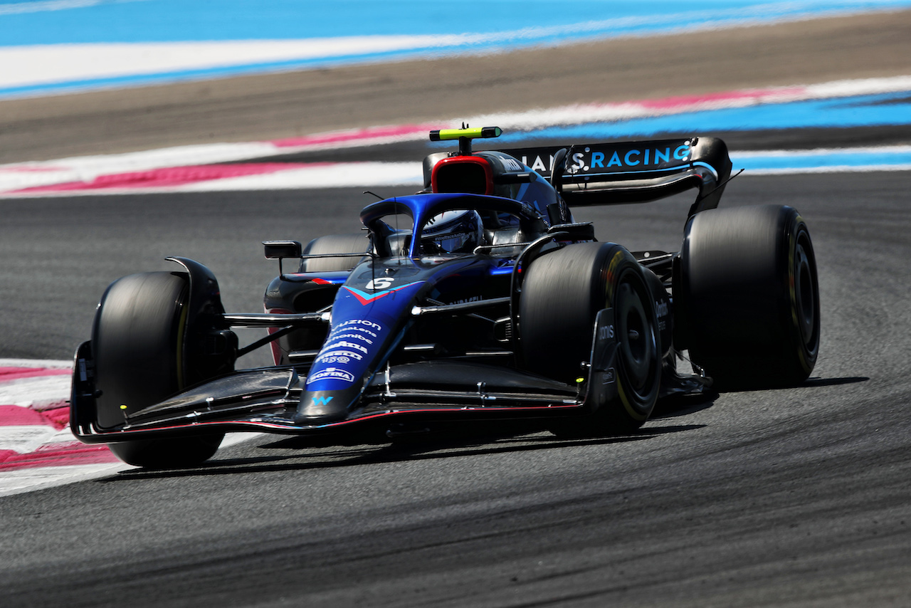 GP FRANCIA, Nicholas Latifi (CDN) Williams Racing FW44.
22.07.2022. Formula 1 World Championship, Rd 12, French Grand Prix, Paul Ricard, France, Practice Day.
 - www.xpbimages.com, EMail: requests@xpbimages.com © Copyright: Coates / XPB Images