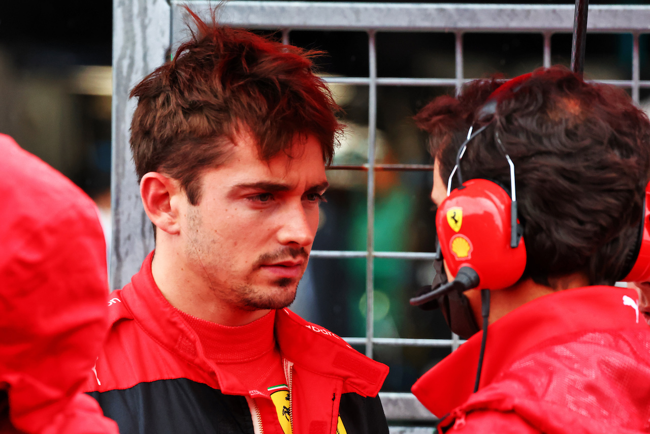 GP GIAPPONE, Charles Leclerc (MON) Ferrari on the grid.
09.10.2022. Formula 1 World Championship, Rd 18, Japanese Grand Prix, Suzuka, Japan, Gara Day.
 - www.xpbimages.com, EMail: requests@xpbimages.com © Copyright: Coates / XPB Images