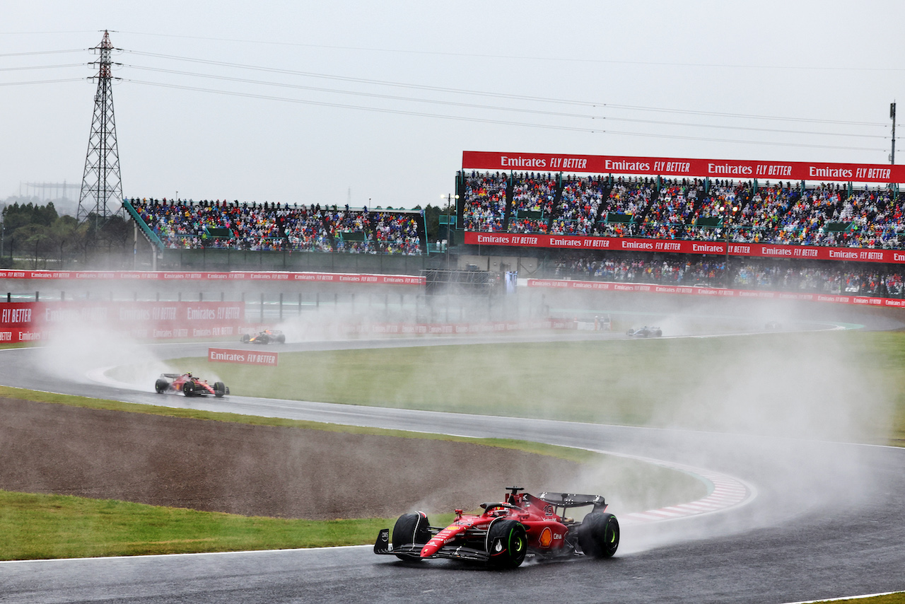 GP GIAPPONE, Charles Leclerc (MON) Ferrari F1-75.
09.10.2022. Formula 1 World Championship, Rd 18, Japanese Grand Prix, Suzuka, Japan, Gara Day.
 - www.xpbimages.com, EMail: requests@xpbimages.com © Copyright: Coates / XPB Images