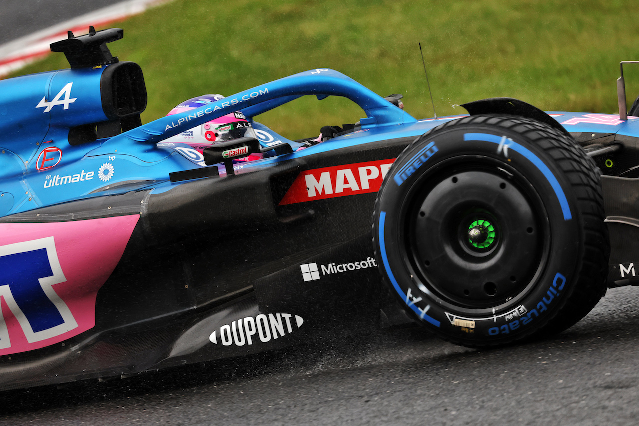 GP GIAPPONE, Fernando Alonso (ESP) Alpine F1 Team A522.
09.10.2022. Formula 1 World Championship, Rd 18, Japanese Grand Prix, Suzuka, Japan, Gara Day.
 - www.xpbimages.com, EMail: requests@xpbimages.com © Copyright: Coates / XPB Images