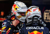 GP GIAPPONE, Gara winner Max Verstappen (NLD) Red Bull Racing with team mate Sergio Perez (MEX) Red Bull Racing in parc ferme.
09.10.2022. Formula 1 World Championship, Rd 18, Japanese Grand Prix, Suzuka, Japan, Gara Day.
 - www.xpbimages.com, EMail: requests@xpbimages.com © Copyright: Coates / XPB Images