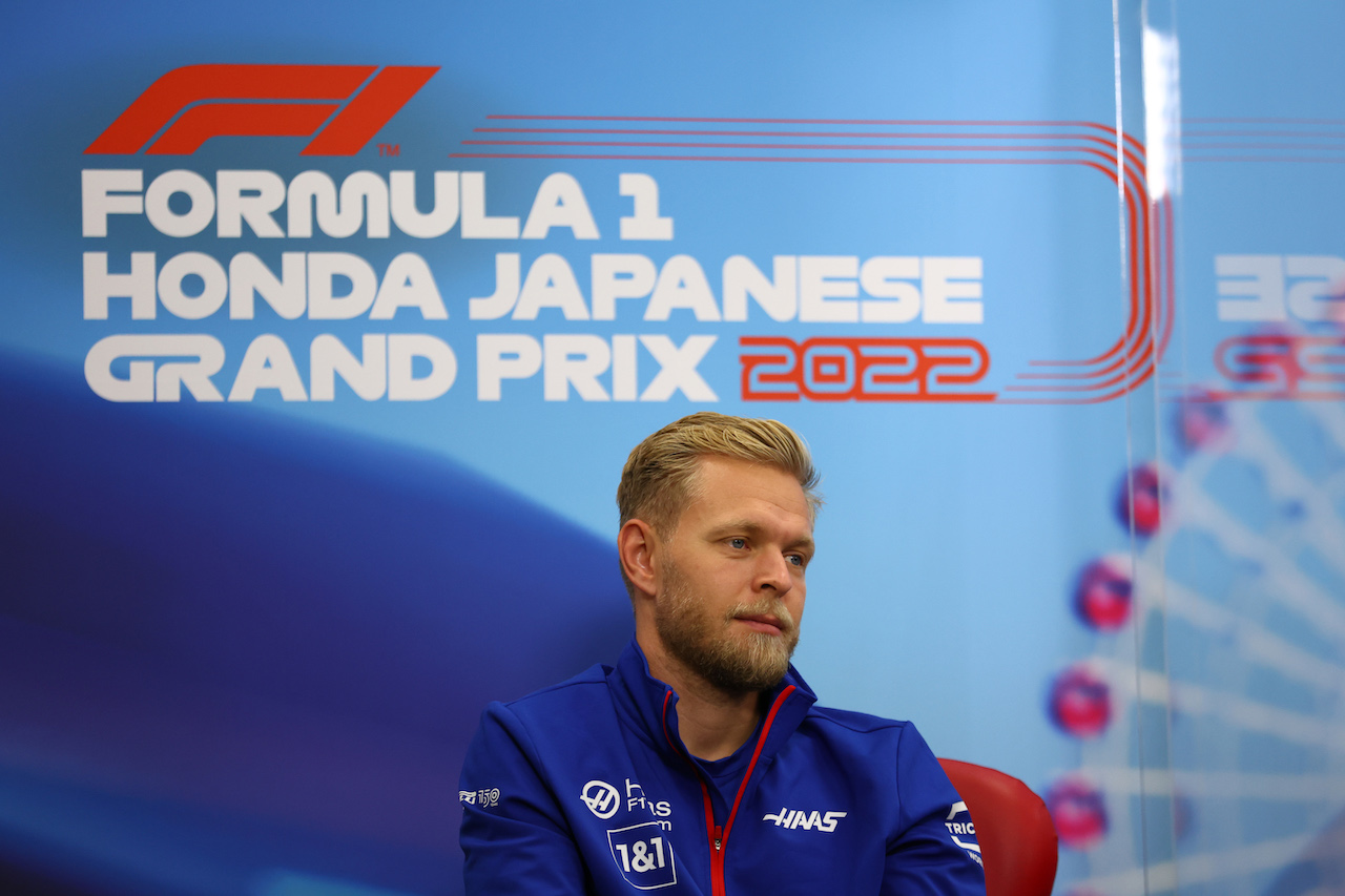GP GIAPPONE, Kevin Magnussen (DEN) Haas F1 Team in the FIA Press Conference.
06.10.2022. Formula 1 World Championship, Rd 18, Japanese Grand Prix, Suzuka, Japan, Preparation Day.
- www.xpbimages.com, EMail: requests@xpbimages.com © Copyright: XPB Images