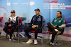 GP GIAPPONE, (L to R): Yuki Tsunoda (JPN) AlphaTauri; Nicholas Latifi (CDN) Williams Racing; e Sebastian Vettel (GER) Aston Martin F1 Team in the FIA Press Conference.
06.10.2022. Formula 1 World Championship, Rd 18, Japanese Grand Prix, Suzuka, Japan, Preparation Day.
- www.xpbimages.com, EMail: requests@xpbimages.com © Copyright: XPB Images