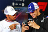 GP GIAPPONE, (L to R): Lewis Hamilton (GBR) Mercedes AMG F1 with Esteban Ocon (FRA) Alpine F1 Team.
06.10.2022. Formula 1 World Championship, Rd 18, Japanese Grand Prix, Suzuka, Japan, Preparation Day.
 - www.xpbimages.com, EMail: requests@xpbimages.com © Copyright: Coates / XPB Images